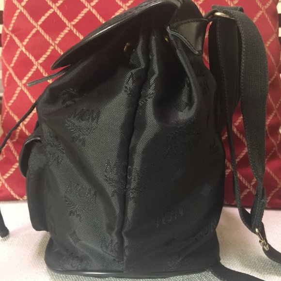 EUC Vintage MCM Silky Jacquard Monogram Visetos Mini Backpack main image 5